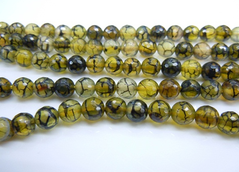 Yellow Black Fire Agate