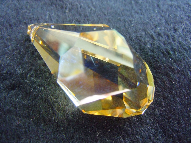 Swarovski Crystal Orange-Yellow