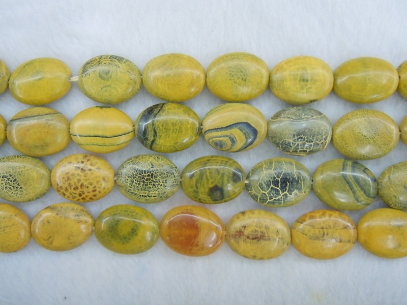 Snake Skin Agate Yellow