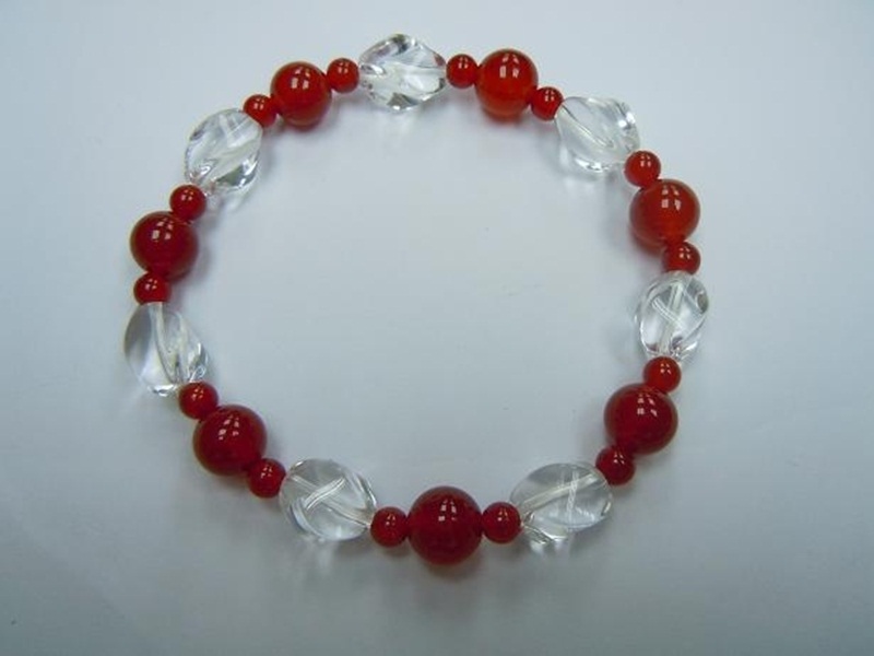 Crystal+Red Agate