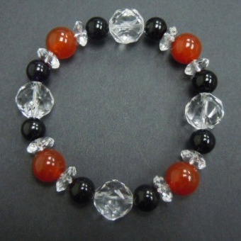 Red Agate+Black Agate+Crystal