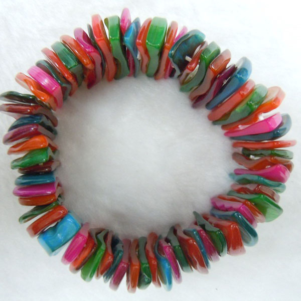 Multi Color Shell Bracelet