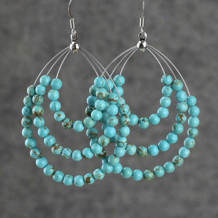 Howlite Earring