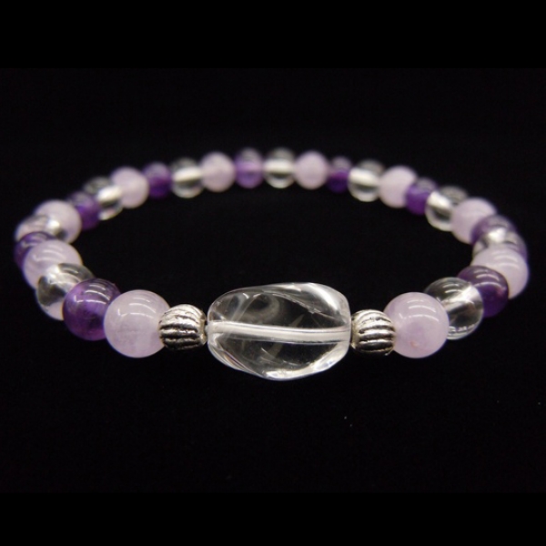 Amethyst+Milky Amethyst+Crystal